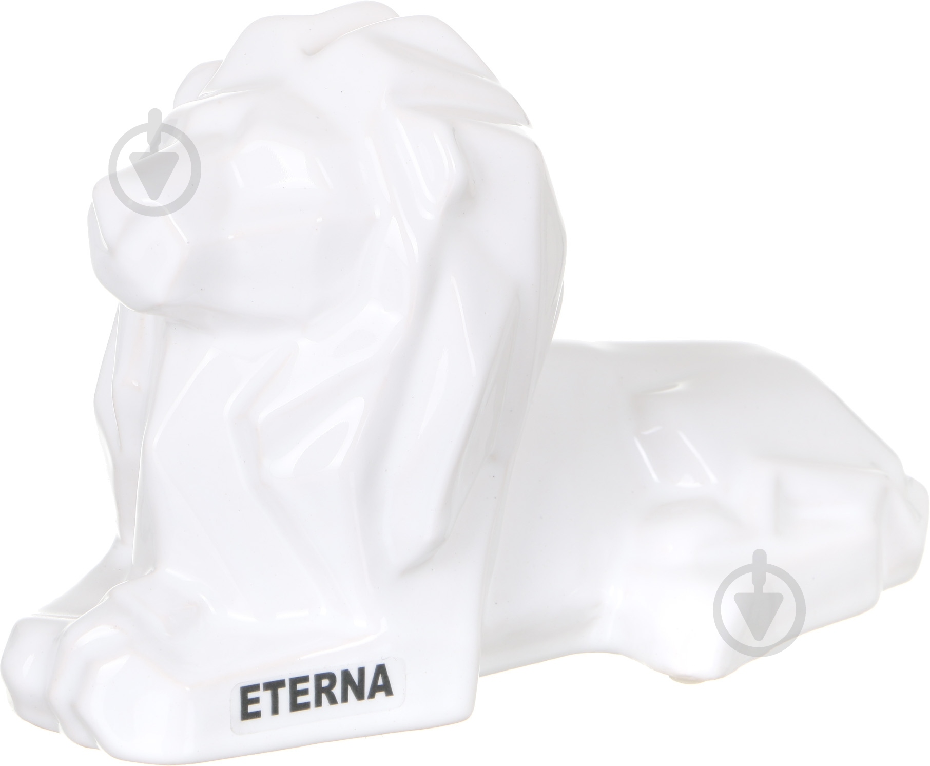 Статуэтка Eterna лев 2509 13х20,5х10 см белый - фото 1