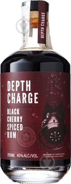 Ром Depth Charge Black Cherry Spiced Rum 0,7 л - фото 1