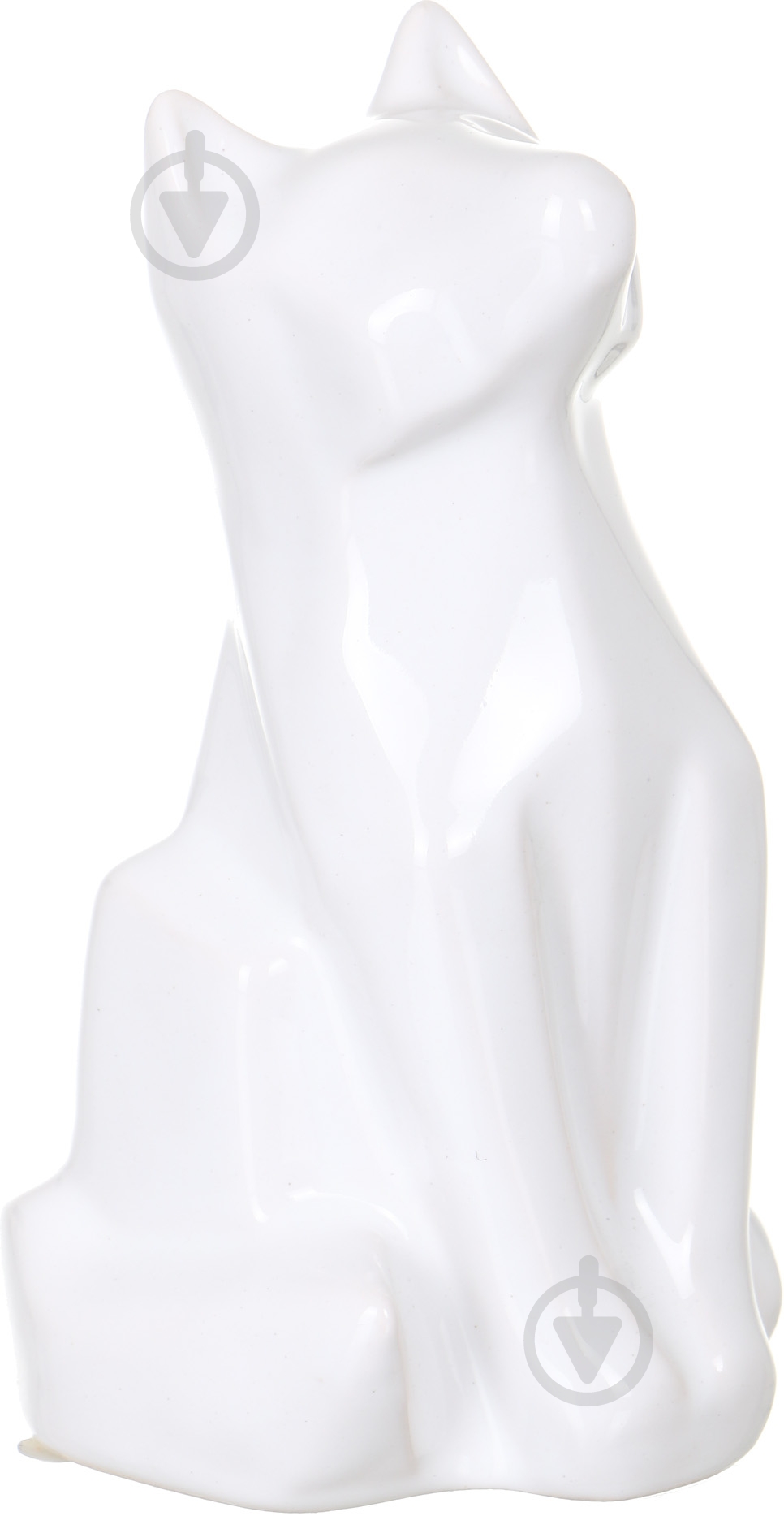 Статуетка Eterna собака 2508 16х8х8 см білий - фото 1