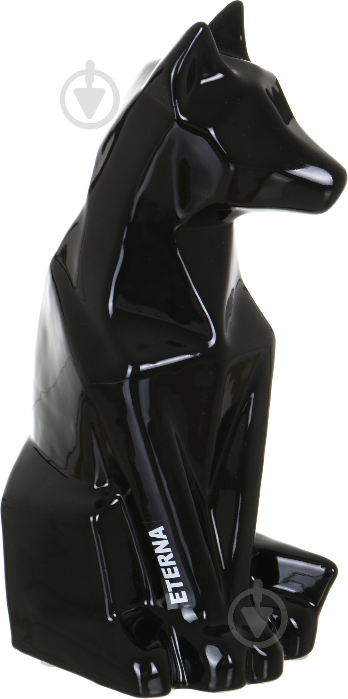 Статуетка Eterna собака 2508 24х10х13 см чорний - фото 1