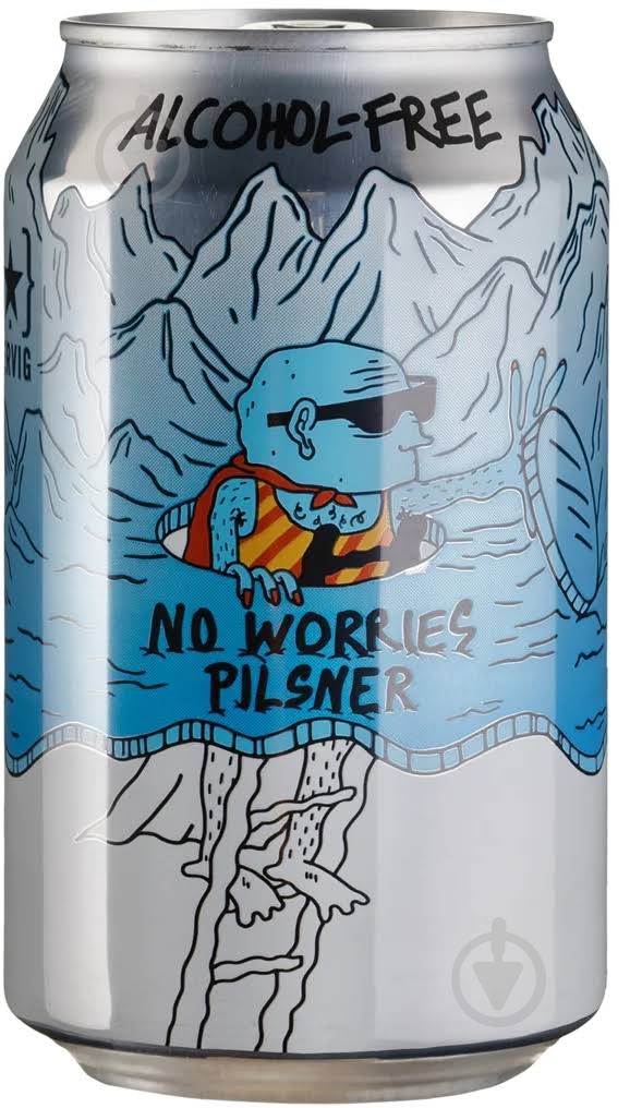 Пиво Lervig No Worries Pilsner б/а 0,33 л - фото 1