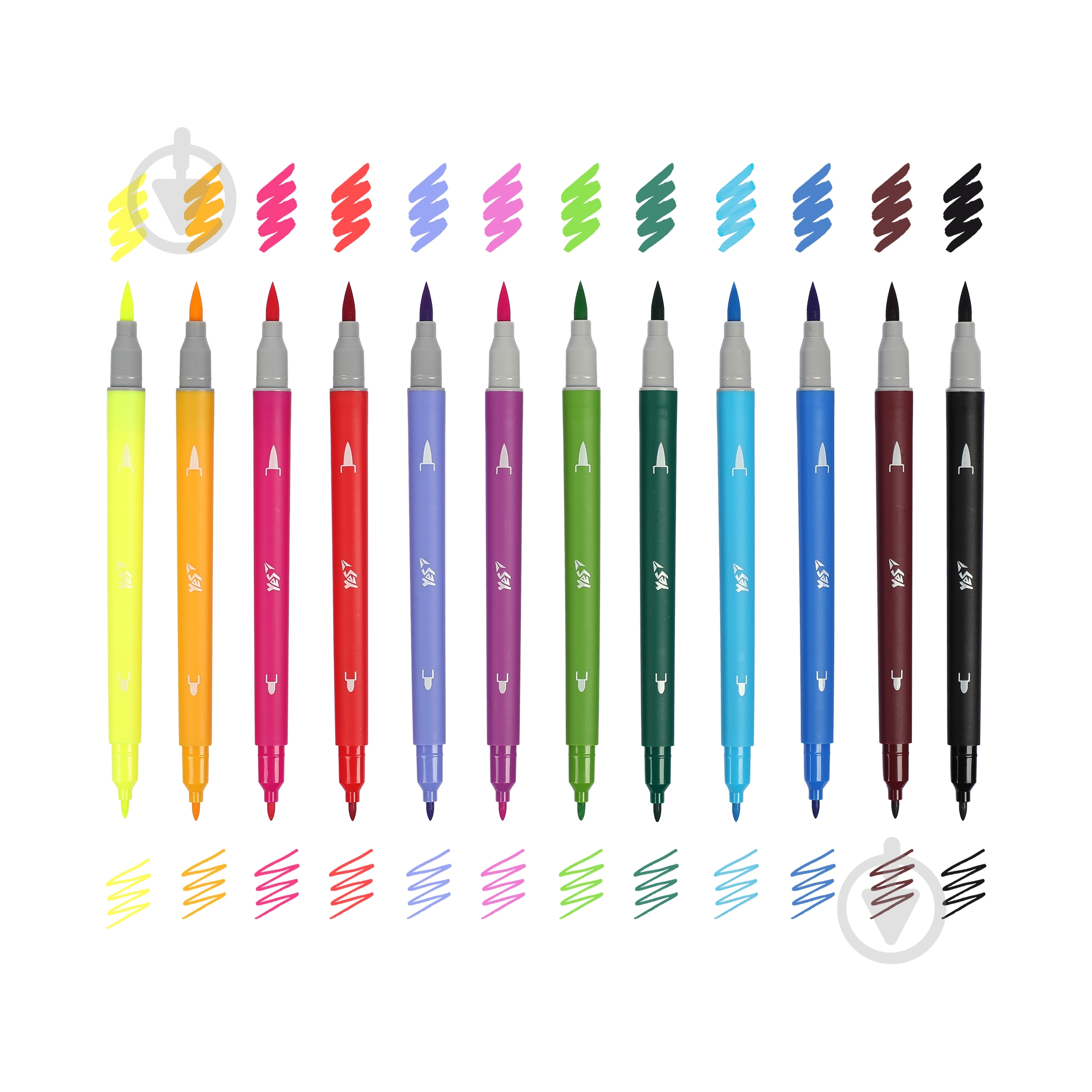 Фломастеры двухсторонние Minecraft Spring 12 цветов 650596 YES - фото 4