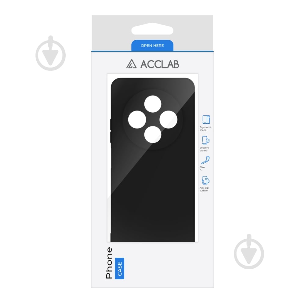Чехол Acclab SoftShell черный для Xiaomi Redmi A4 - фото 2