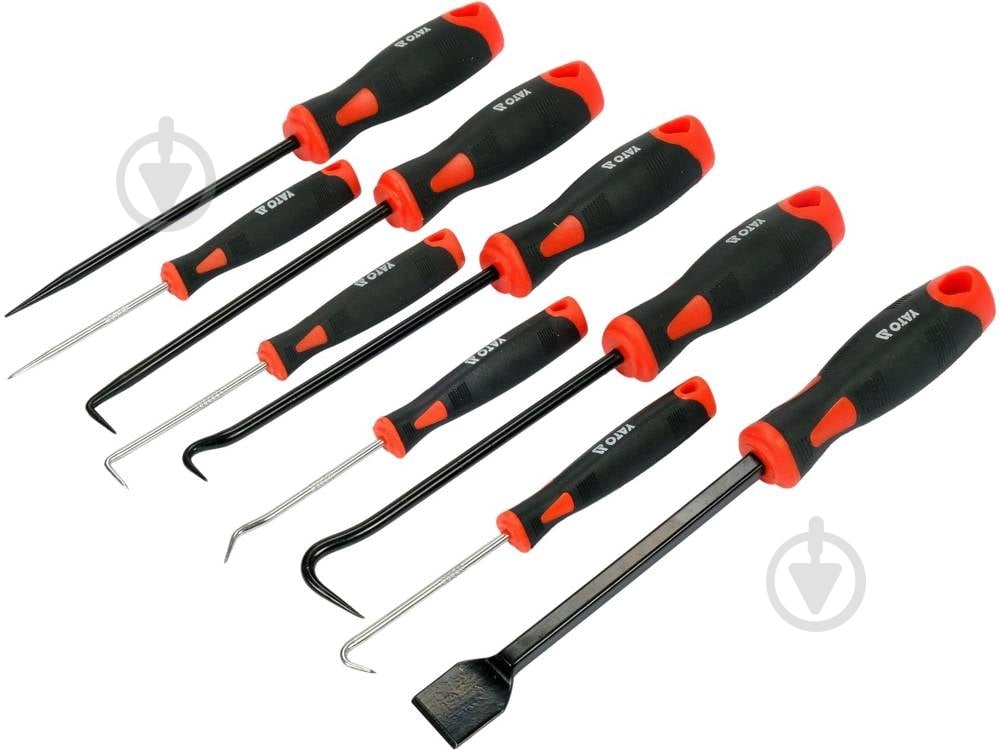 ᐉ Набор крючков с ручкой 9 шт. YATO YT-08426 • Купить в Киеве