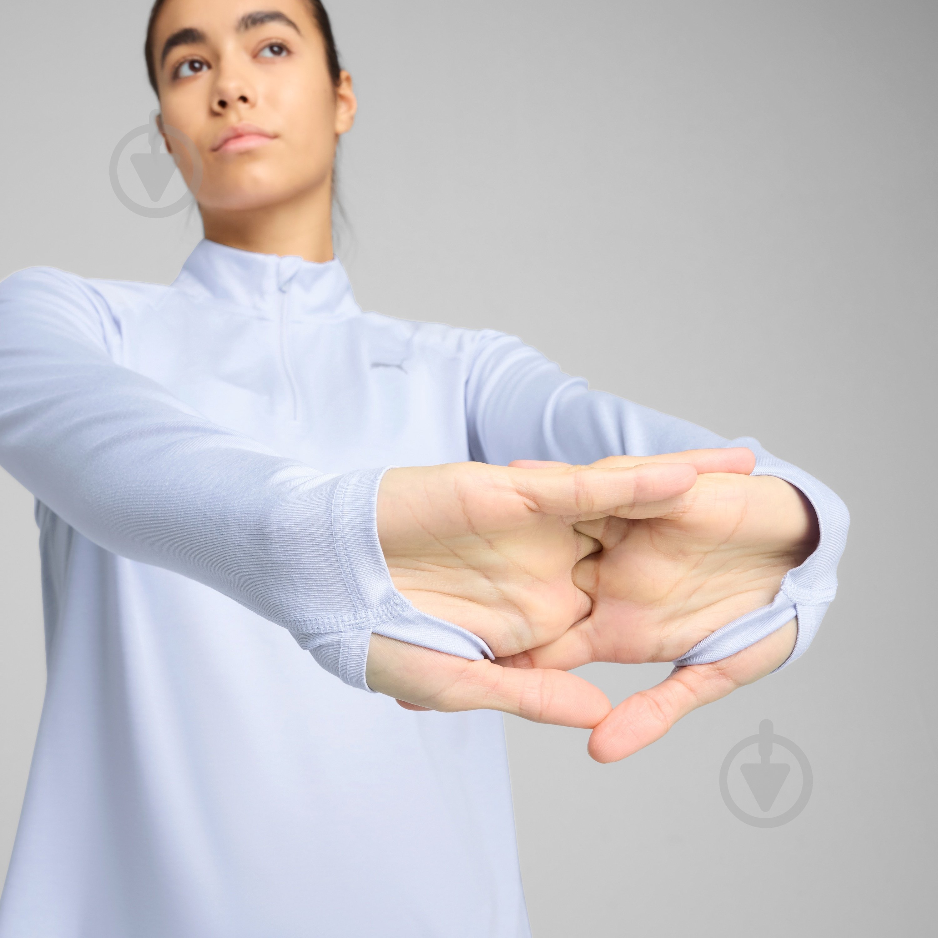 Джемпер Puma W RUN VELOCITY CLOUDSPUN 1/4 ZIP 52665047 р.L голубой - фото 4 Джемпер Puma W RUN VELOCITY CLOUDSPUN 1/4 ZIP 52665047 р.L голубой - фото 4