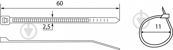 Стяжка Аско-Укрем CHS 60х3 черный - фото 4 Стяжка Аско-Укрем CHS 60х3 черный - фото 4
