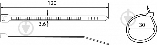 Стяжка Аско-Укрем CHS 120х4 черный - фото 4 Стяжка Аско-Укрем CHS 120х4 черный - фото 4