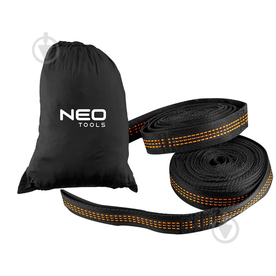 Комплект креплений NEO tools 8x250 см черный - фото 1 Комплект креплений NEO tools 8x250 см черный - фото 1