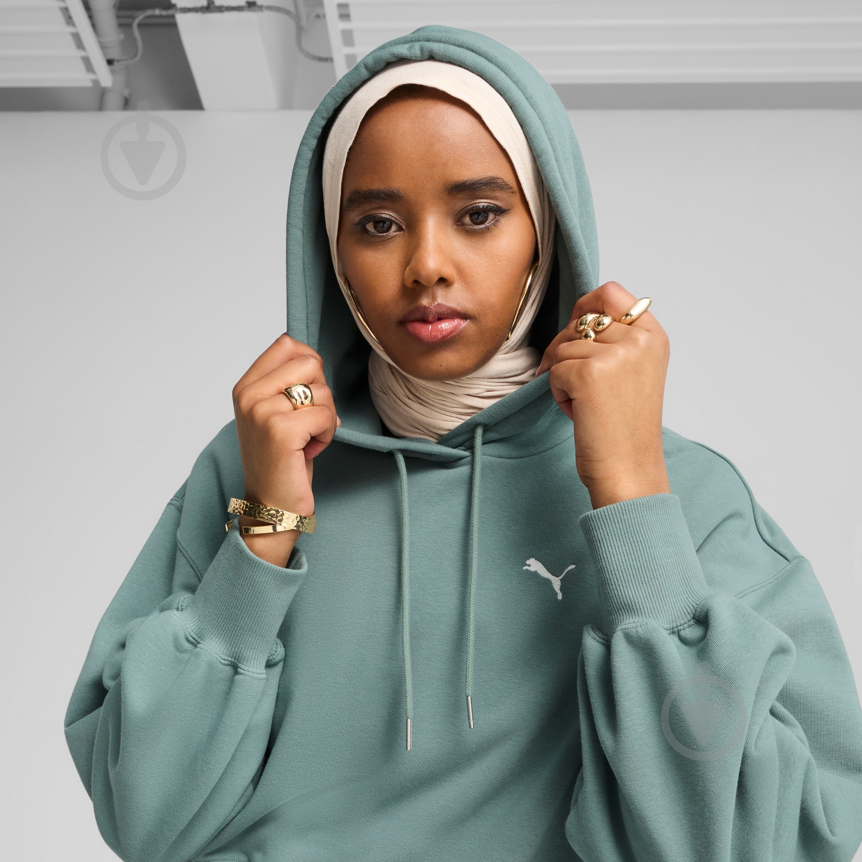 ᐉ Худі Puma WARDROBE ESS Relaxed Cropped Hoodie TR 62974630 р.L