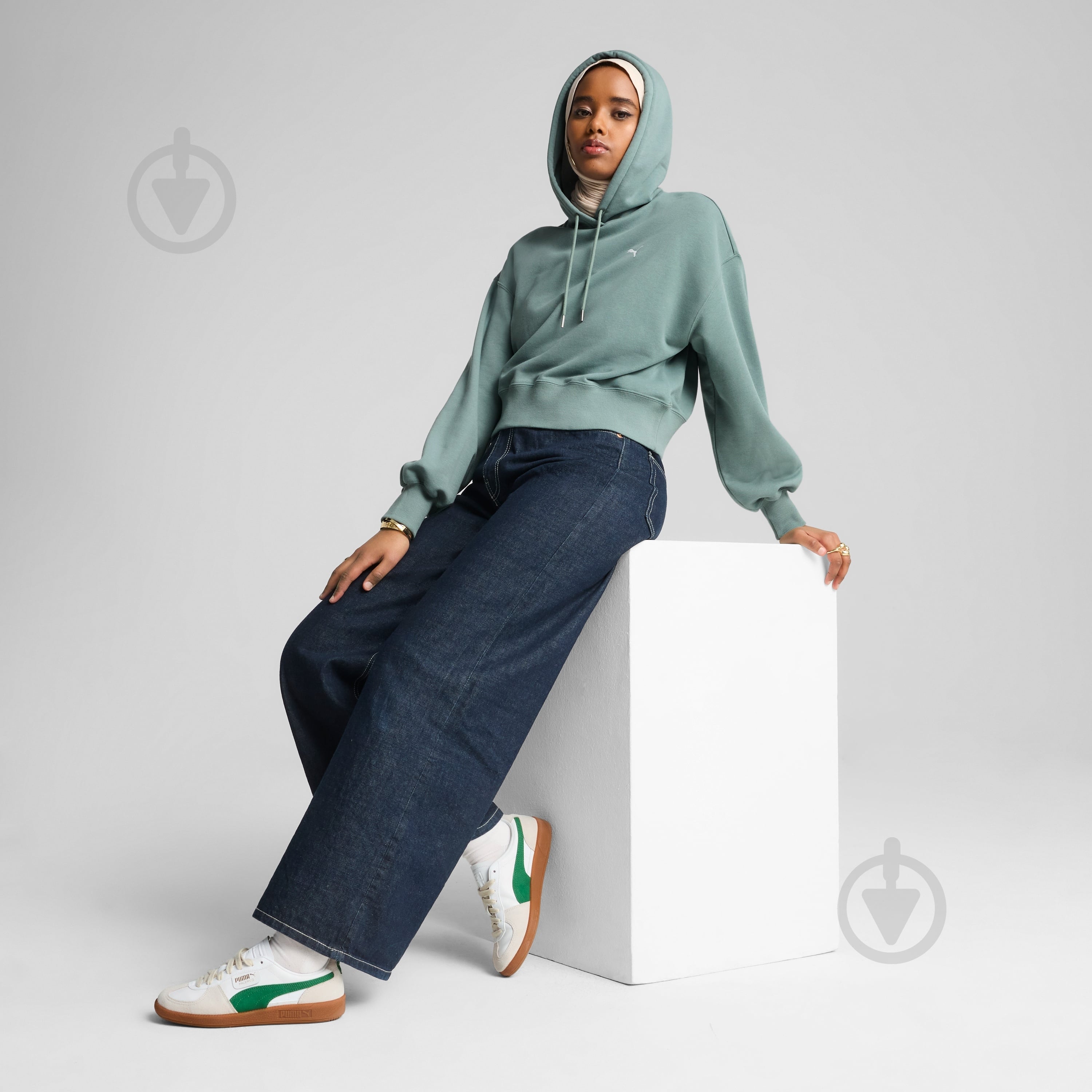 トップス mie ᐉ Худі Puma WARDROBE ESS Relaxed Cropped Hoodie TR 62974630 р.L