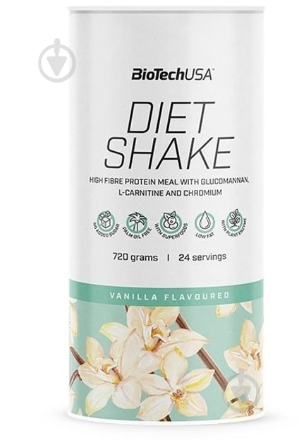 Протеин BioTechUSA Diet Shake ванильный 720 г - фото 1 Протеин BioTechUSA Diet Shake ванильный 720 г - фото 1