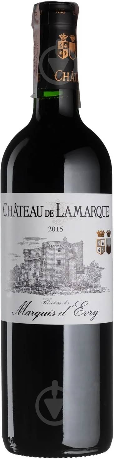 Вино Chateau de Lamarque Chateau de Lamarque 2015 0,75 л - фото 1 Вино Chateau de Lamarque Chateau de Lamarque 2015 0,75 л - фото 1