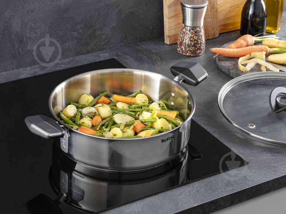 Сотейник с крышкой Tefal Emotion+ 24 см E3067045 - фото 6 Сотейник с крышкой Tefal Emotion+ 24 см E3067045 - фото 6