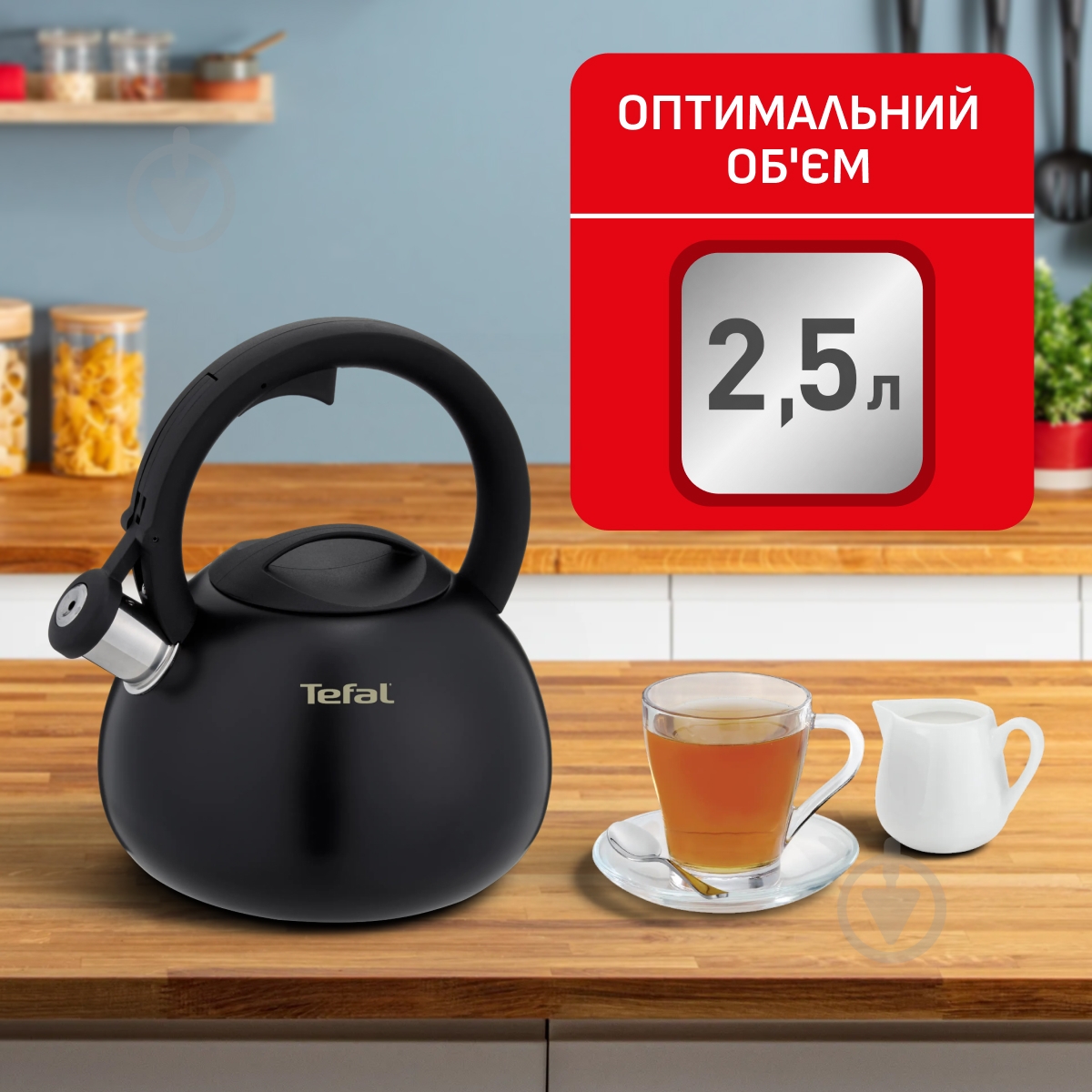Чайник Tefal Duetto + 2.5 л N4180410 - фото 5 Чайник Tefal Duetto + 2.5 л N4180410 - фото 5