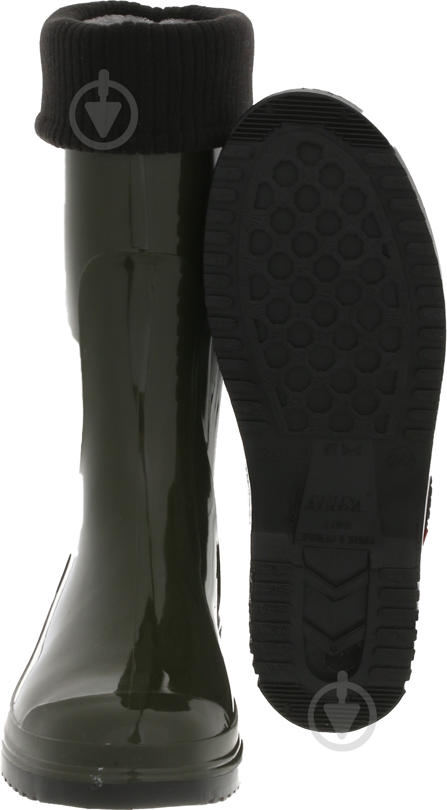 Сапоги Alisa Line Ситец р.37 хаки - фото 2