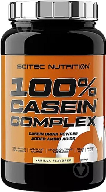 Протеин Scitec Nutrition Casein Complex ванильный 920 г - фото 1 Протеин Scitec Nutrition Casein Complex ванильный 920 г - фото 1