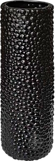Ваза керамічна Eterna 48х17 см 48 см чорна - фото 1