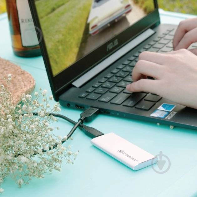 SSD-накопитель Transcend 120GB Portable USB Type-C TLC (TS120GESD240C) - фото 6