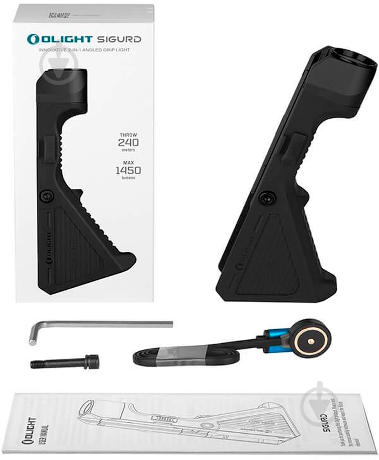 Фонарь Olight Sigurd 1450 Lm черный 2370.38.87 - фото 11 Фонарь Olight Sigurd 1450 Lm черный 2370.38.87 - фото 11