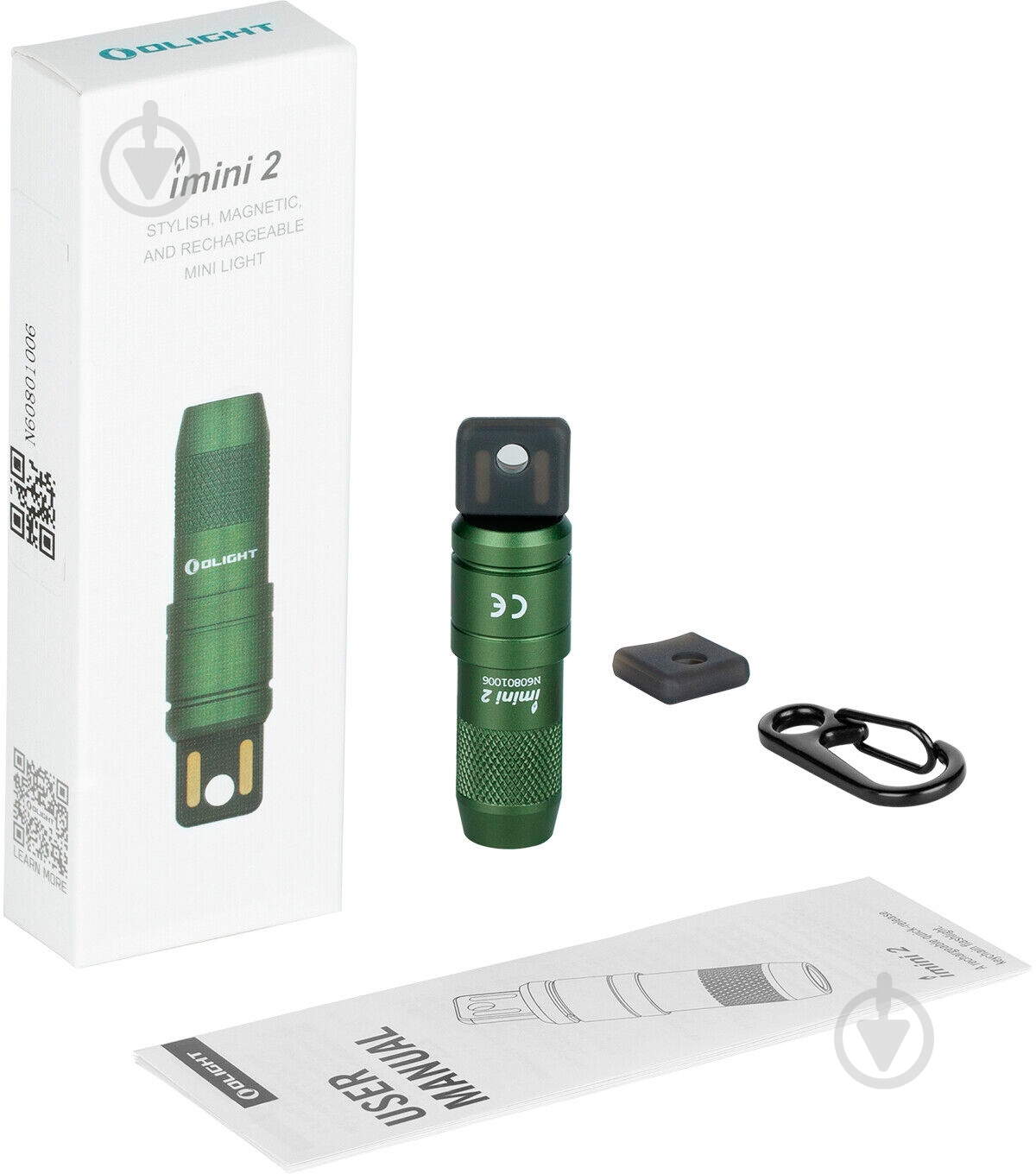 Брелок-ліхтарик Olight Olight imini 2 50 Lm зелений 2370.42.52 - фото 9