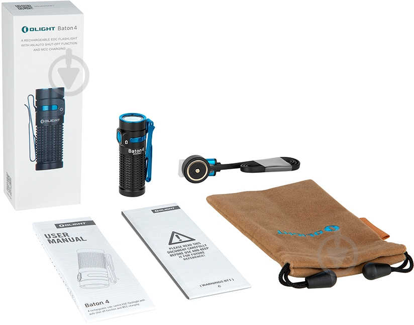 Фонарик Olight Baton 4 1300 Lm [019] Black 2370.43.70 - фото 9