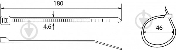 Стяжка Аско-Укрем CHS 180х5 черный - фото 4