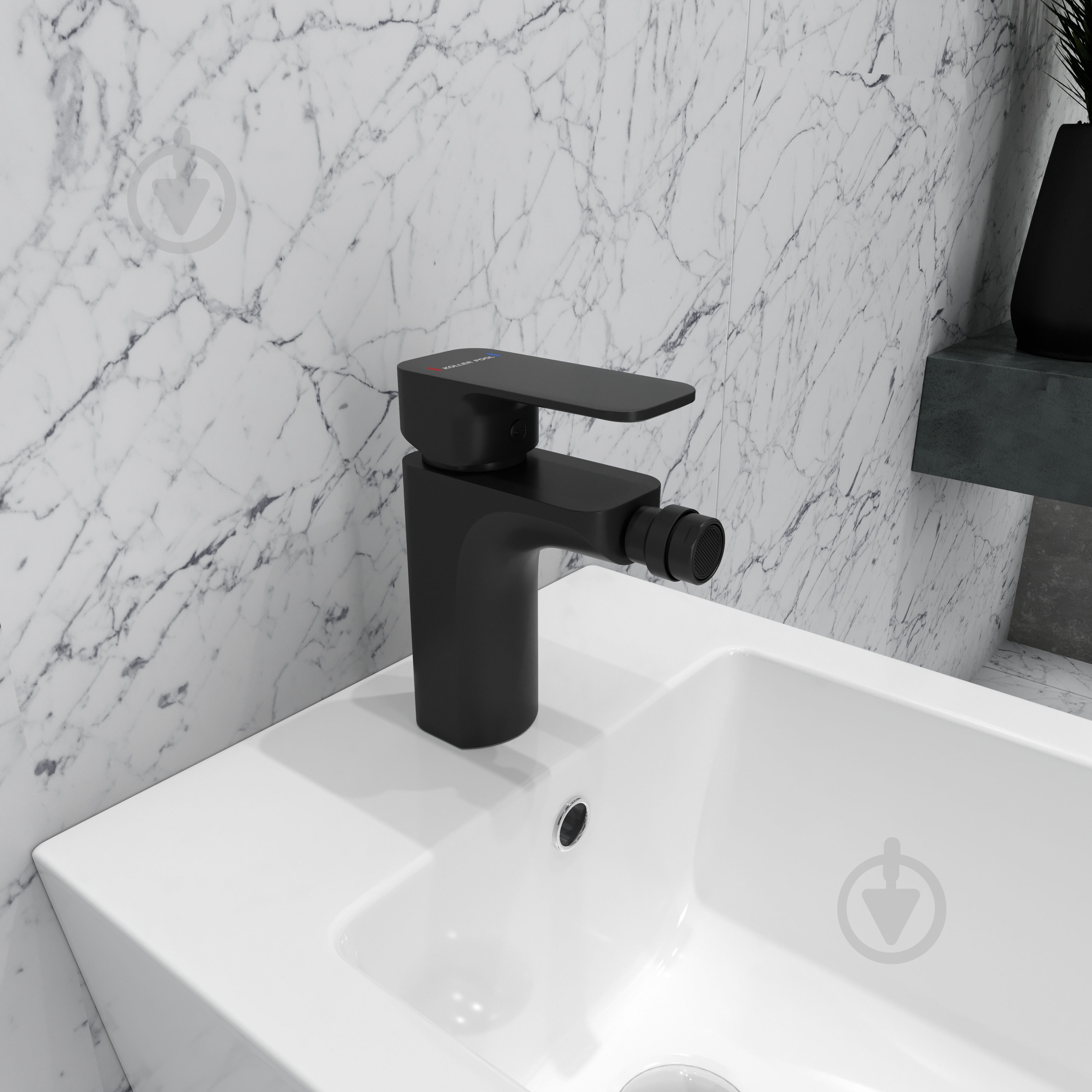 Смеситель для биде Koller Pool Trend, черный матовый (TR0300B) - фото 3