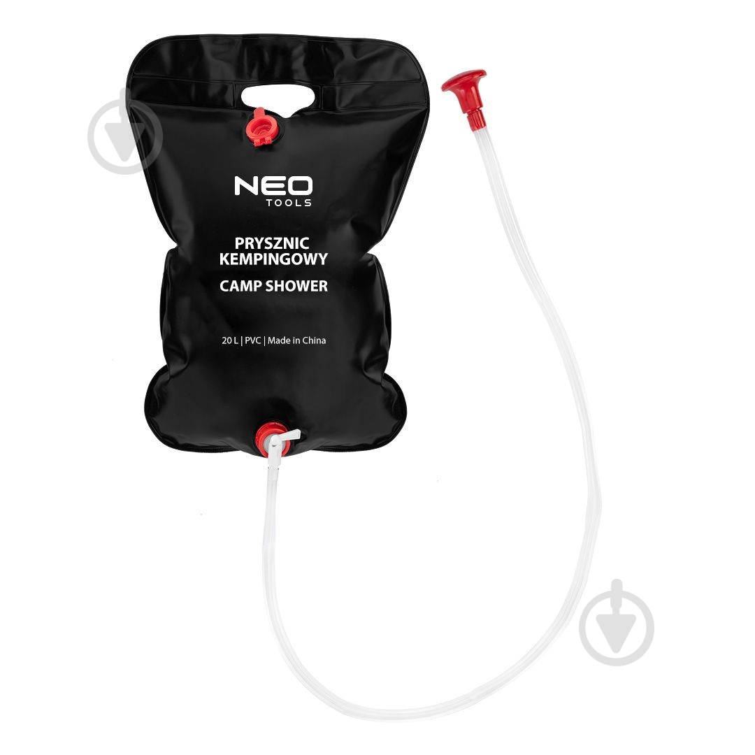 Душ переносний NEO tools кемпінговий 20л, 62 х 39 см. - фото 1