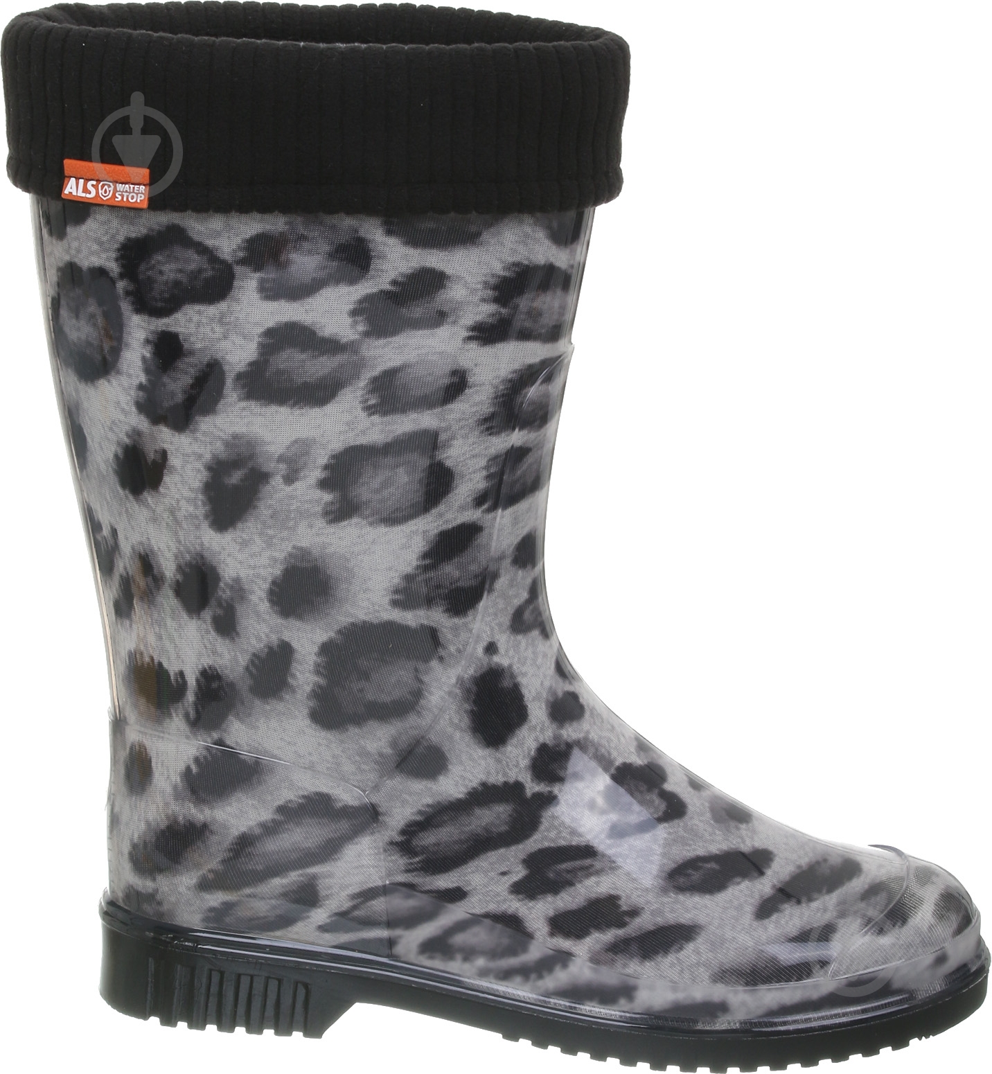 Сапоги Alisa Line Леопард р.40 серый - фото 3 Сапоги Alisa Line Леопард р.40 серый - фото 3