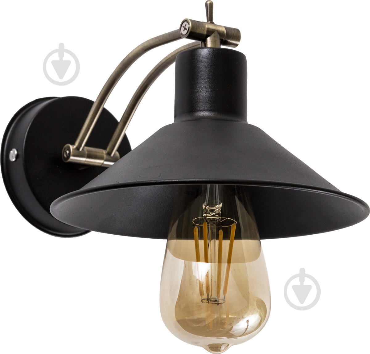 Бра Светкомплект Loft WLC 511 1x40 Вт E27 бронза/чорний - фото 1