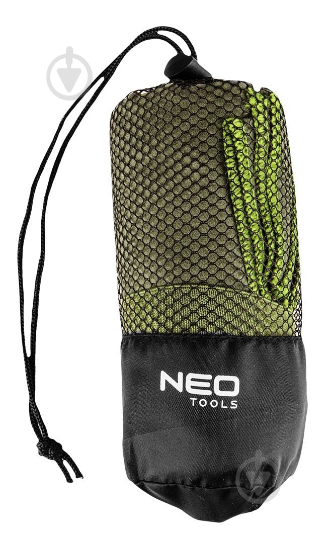 Рушник швидковисихаючий 60x120 см оливковий NEO tools - фото 4