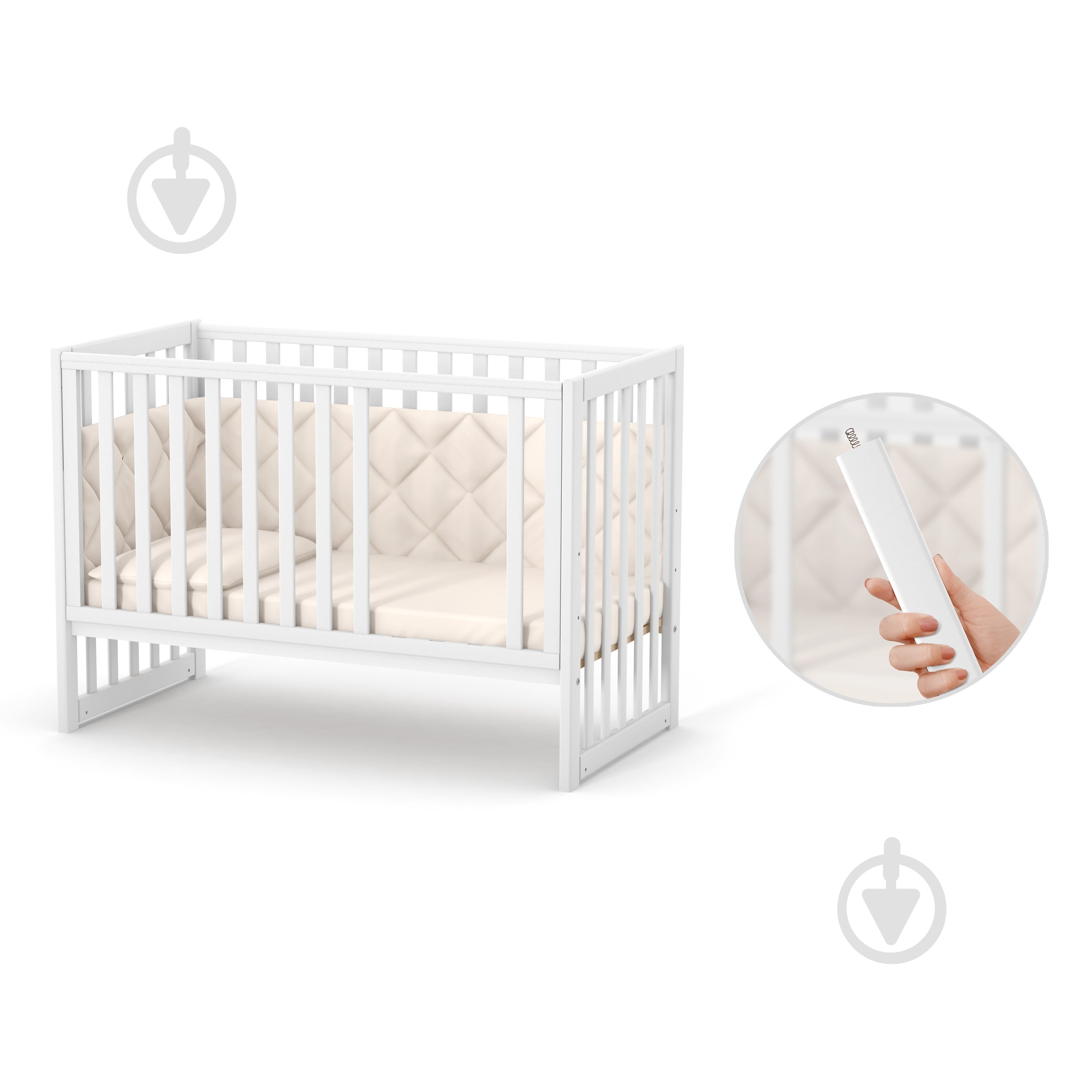 Кроватка детская Veres ЛД13 орех 13.1.1.20.03 - фото 7