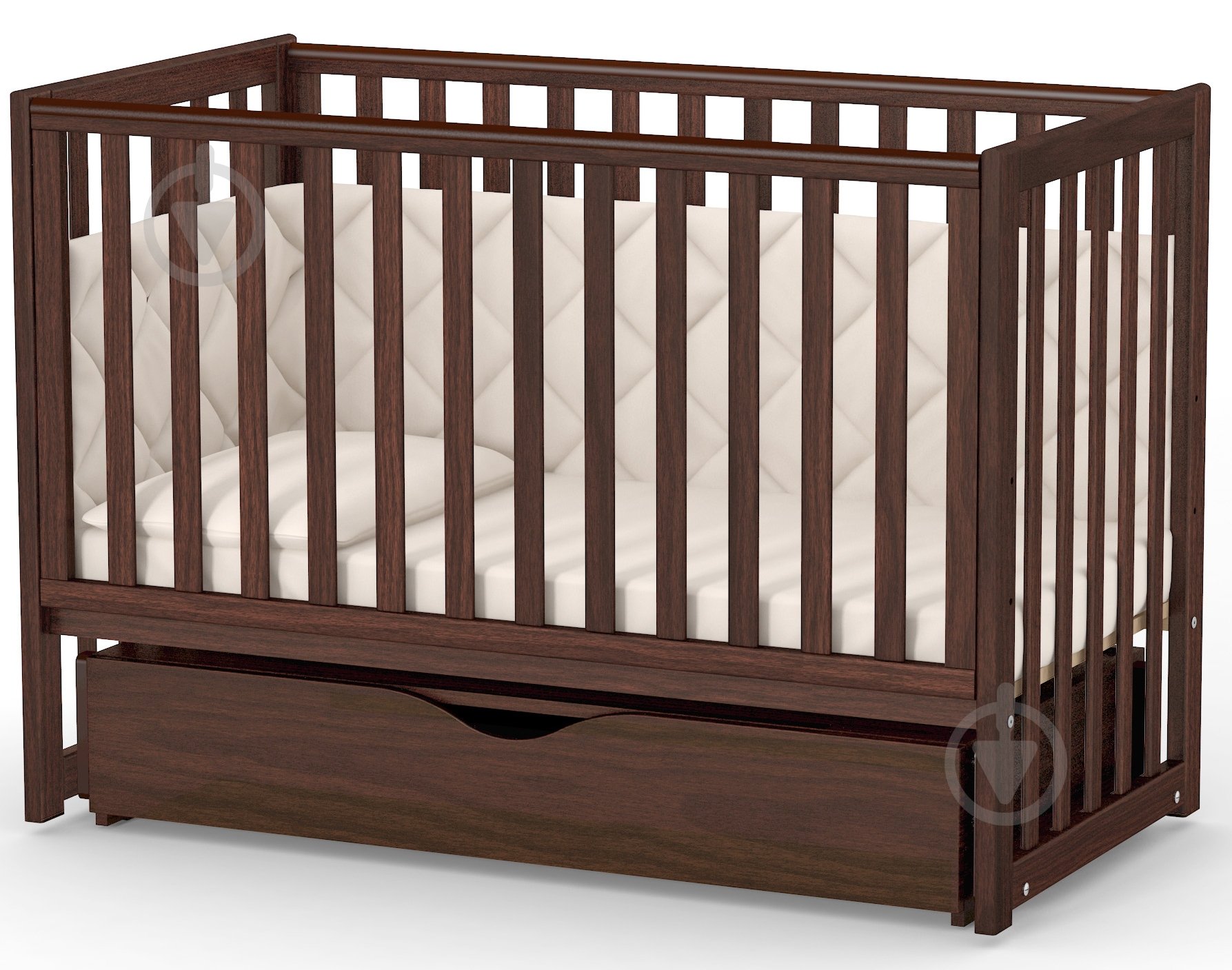 Кроватка детская Veres ЛД13 орех 13.1.1.20.03 - фото 1