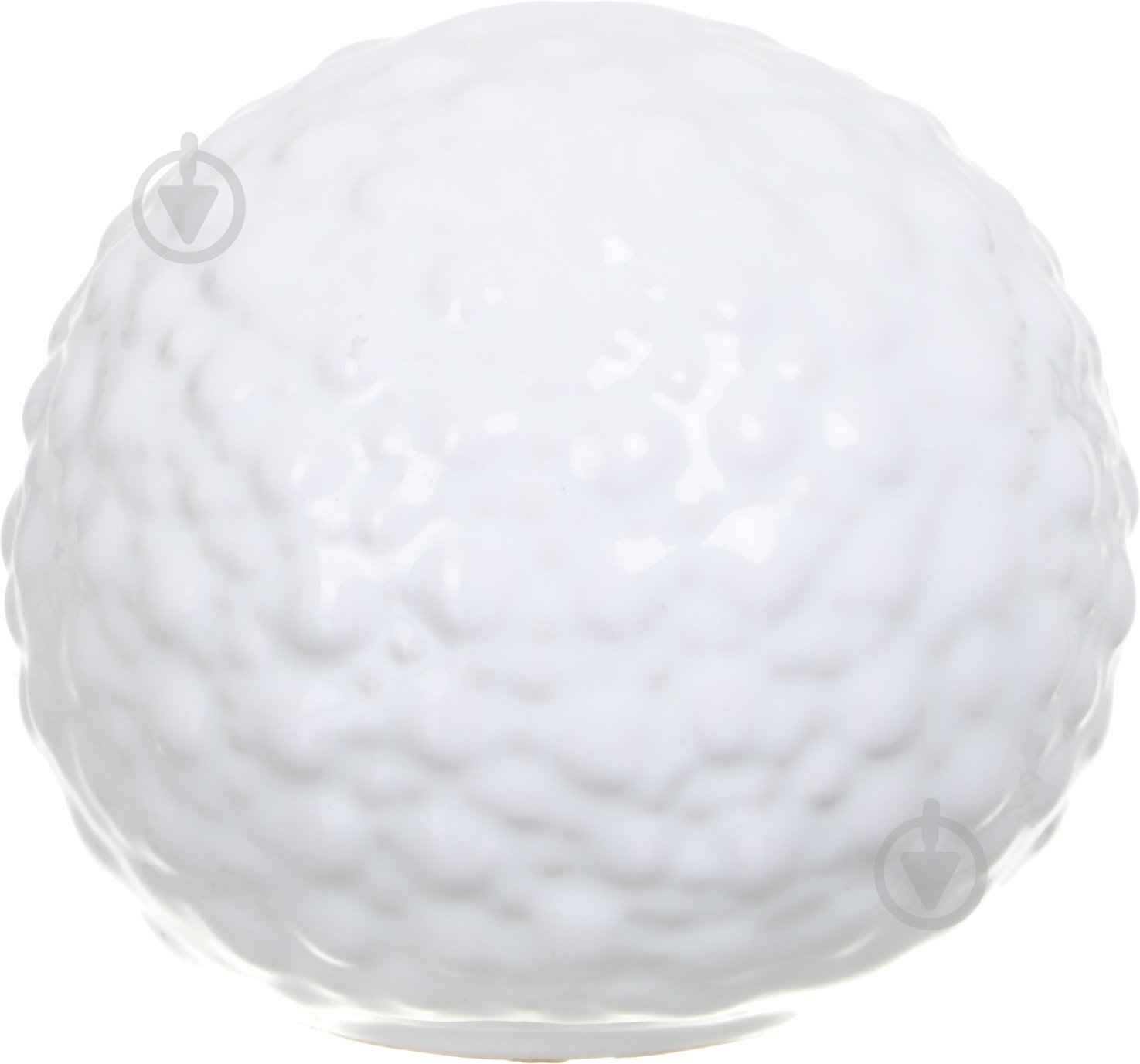 Декор Eterna шар G0909 13х13х13 см белый - фото 1