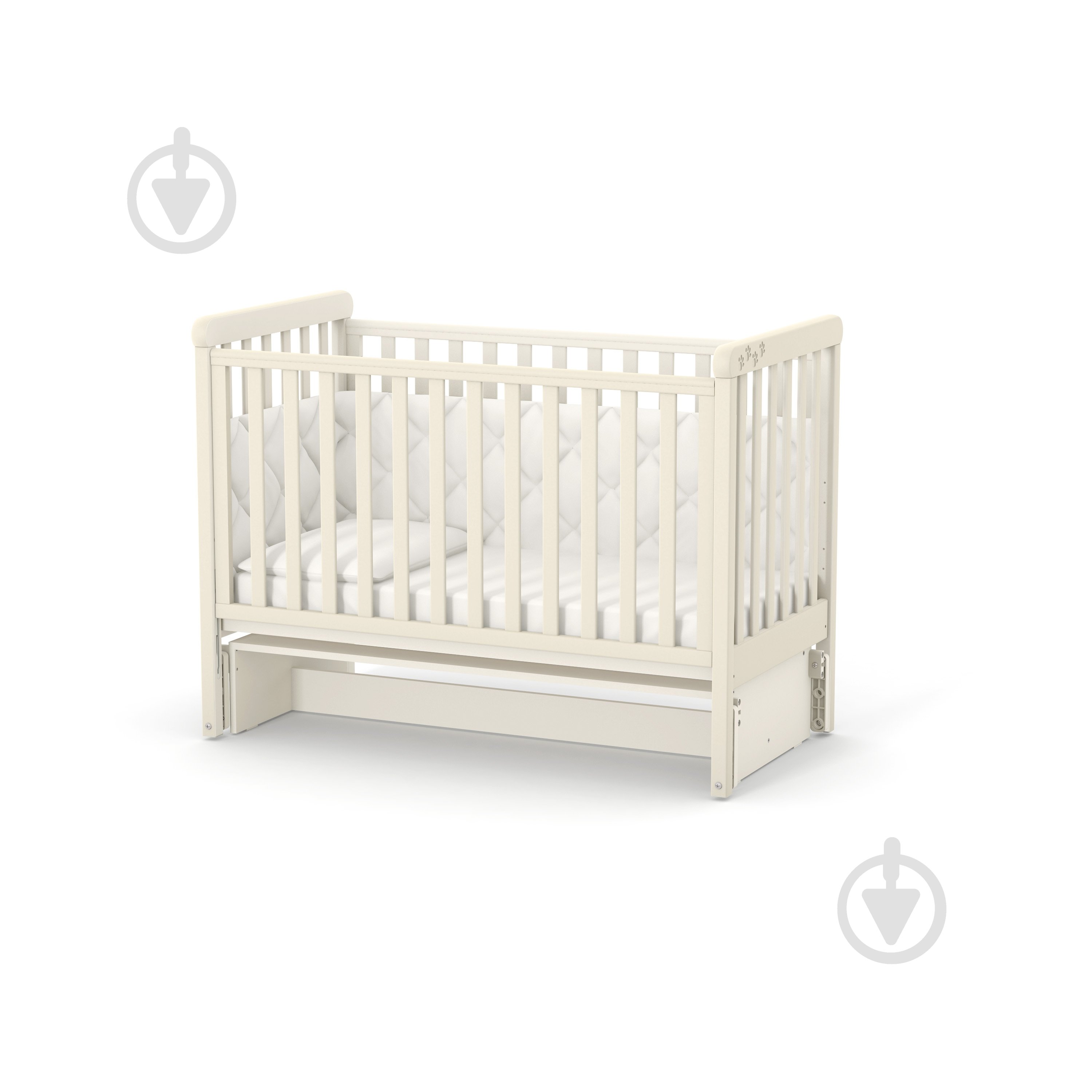 Кроватка детская Veres ЛД12 слоновая кость 12.3.1.7.04 - фото 2