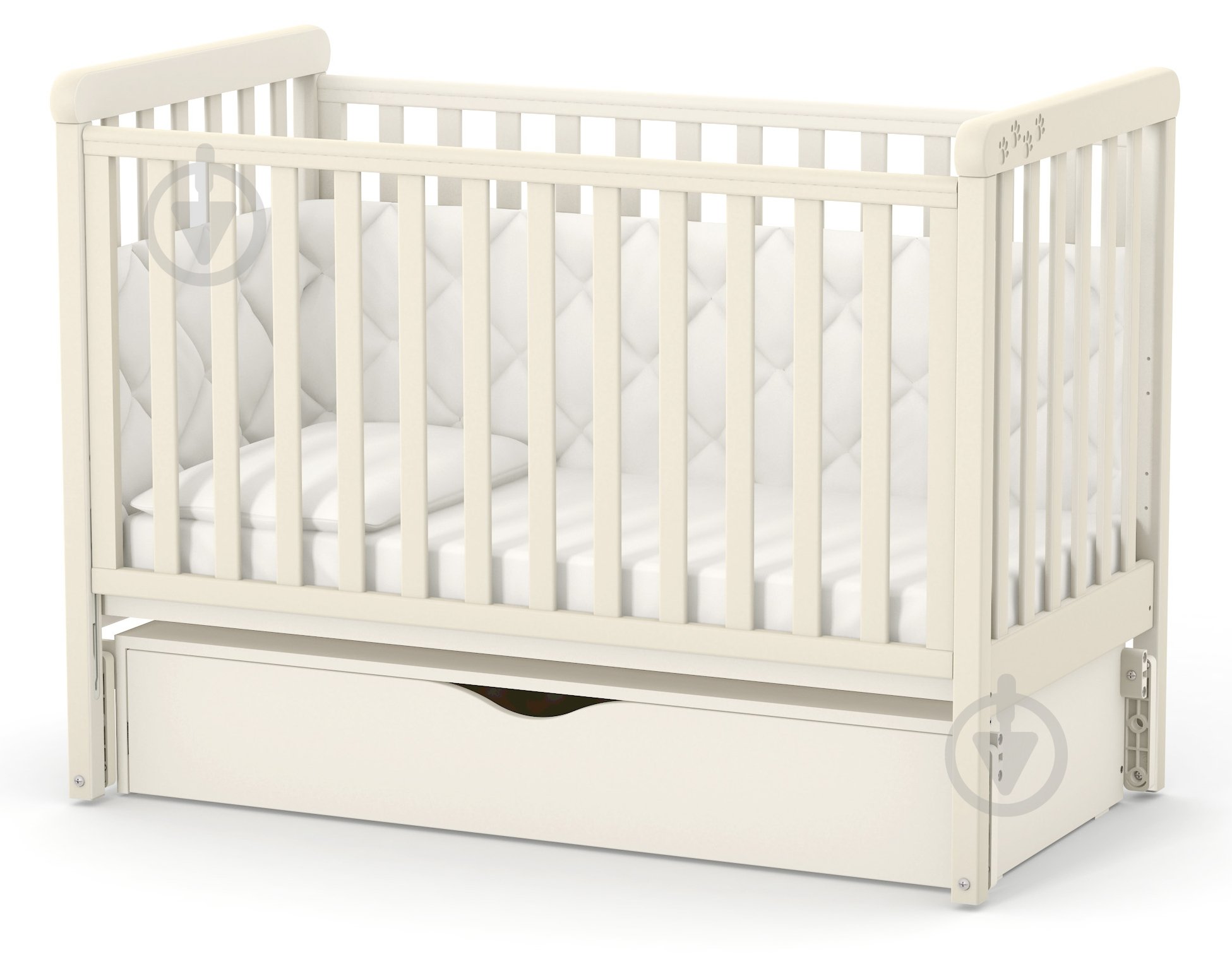 Кроватка детская Veres ЛД12 слоновая кость 12.3.1.7.04 - фото 1