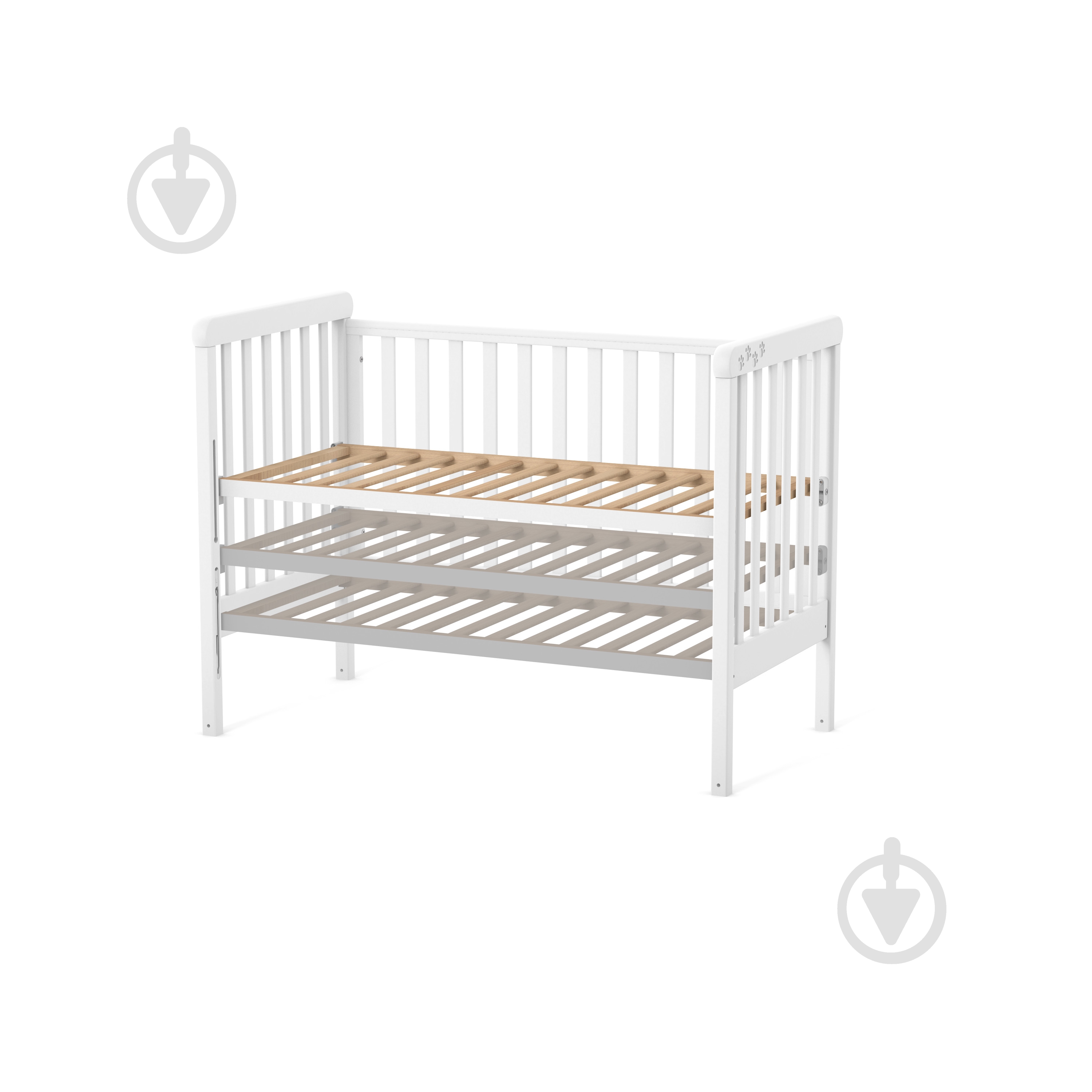 Кроватка детская Veres ЛД12 слоновая кость 12.3.1.7.04 - фото 3