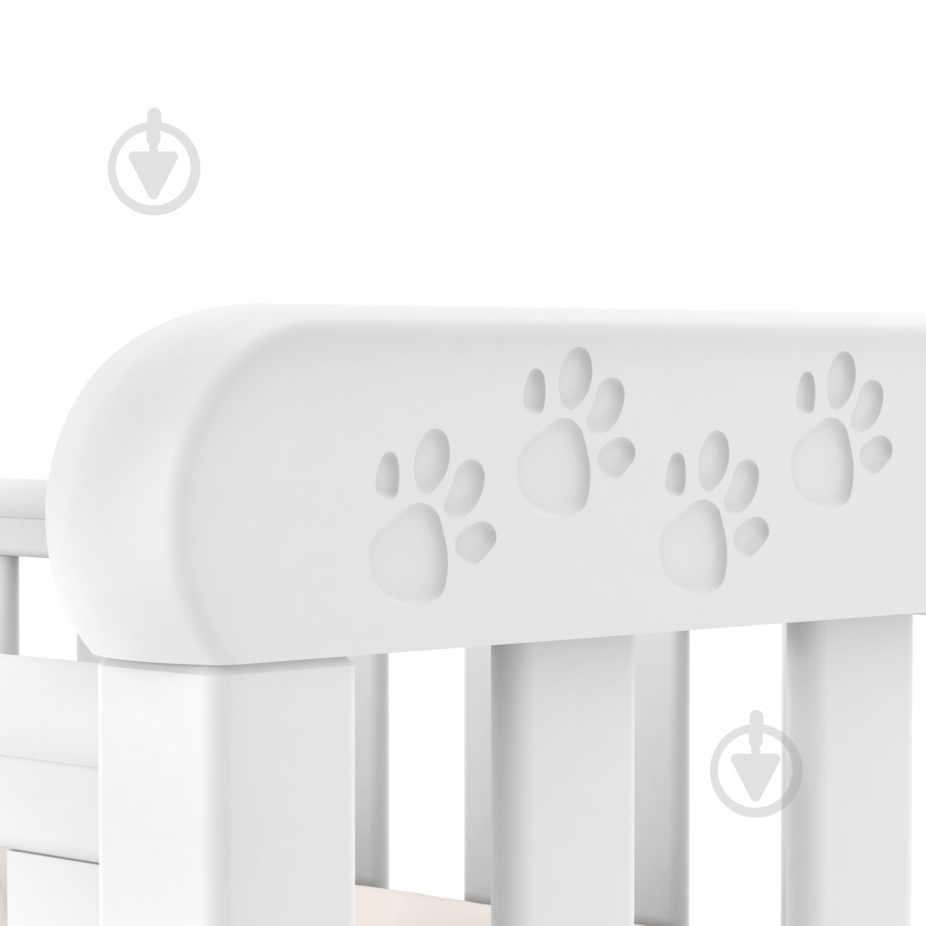 Кроватка детская Veres ЛД12 слоновая кость 12.3.1.7.04 - фото 7