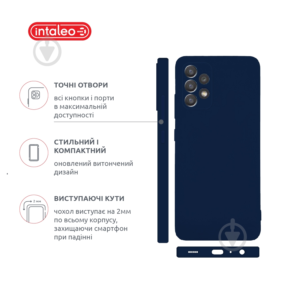 Чехол Intaleo SoftShell для Samsung Galaxy M32 4G черный - фото 4