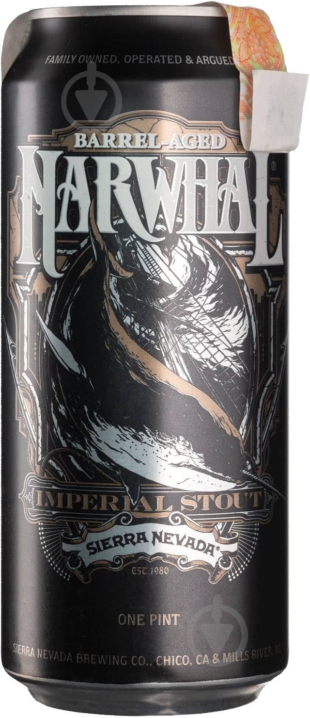 Пиво Sierra Nevada Barrel Aged Narwhal 0,473 л - фото 1