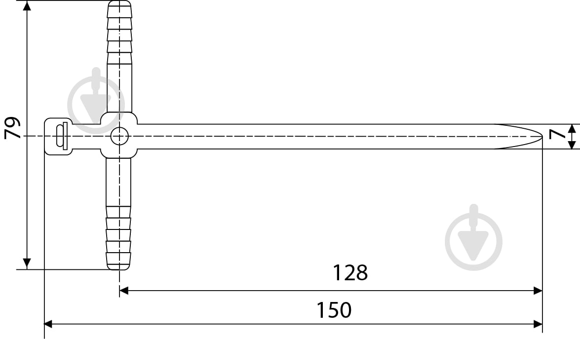 Дюбель-хомут Аско-Укрем CHS-150 білий - фото 4