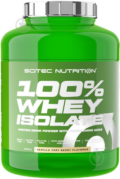 Протеин Scitec Nutrition Whey Isolate ванильный 2000 г - фото 1