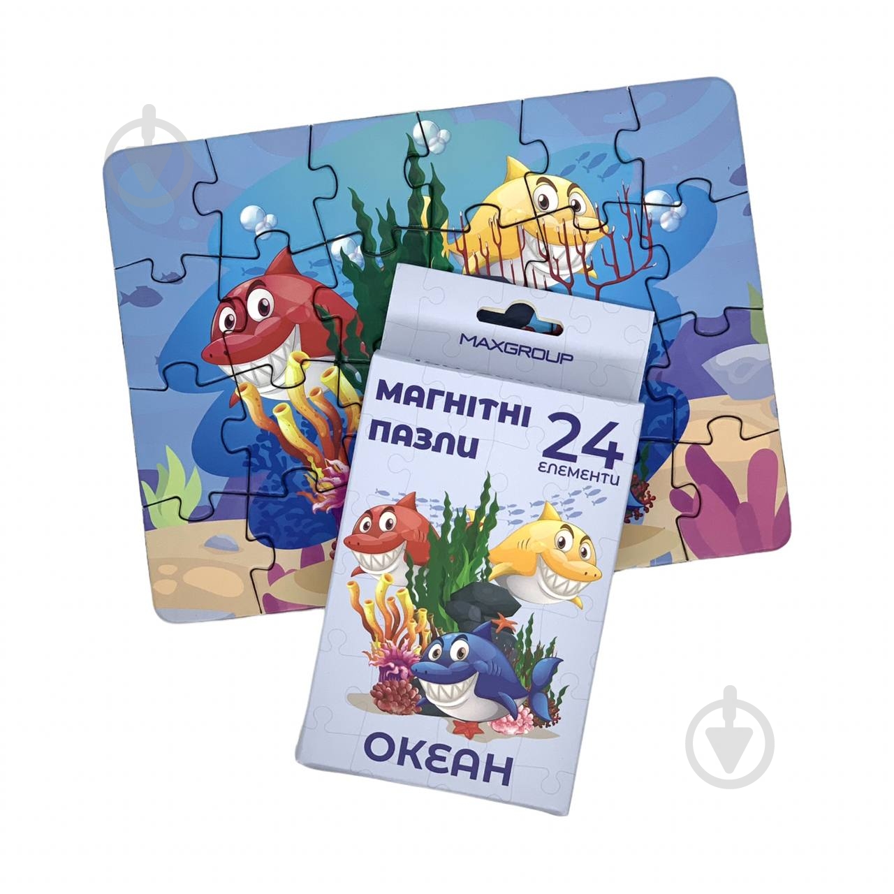 Пазлы магнитные MAXGROUP Океан 24 элемента NM-199 - фото 1