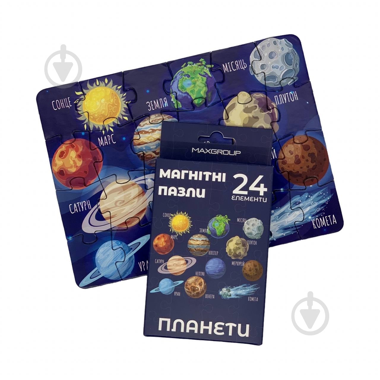 Пазлы магнитные MAXGROUP Планеты 24 элемента NM-203 - фото 1