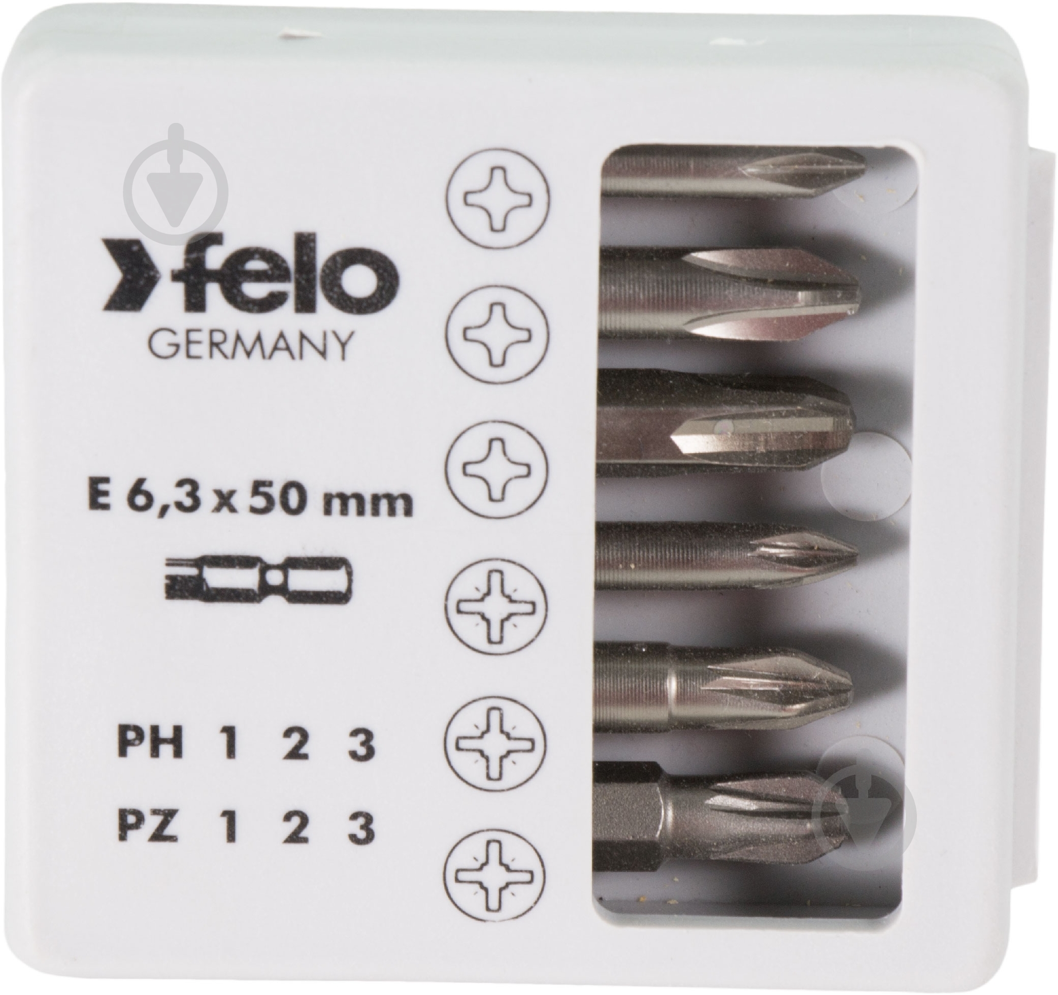 Набор бит Felo 6 шт. 3291516 - фото 2