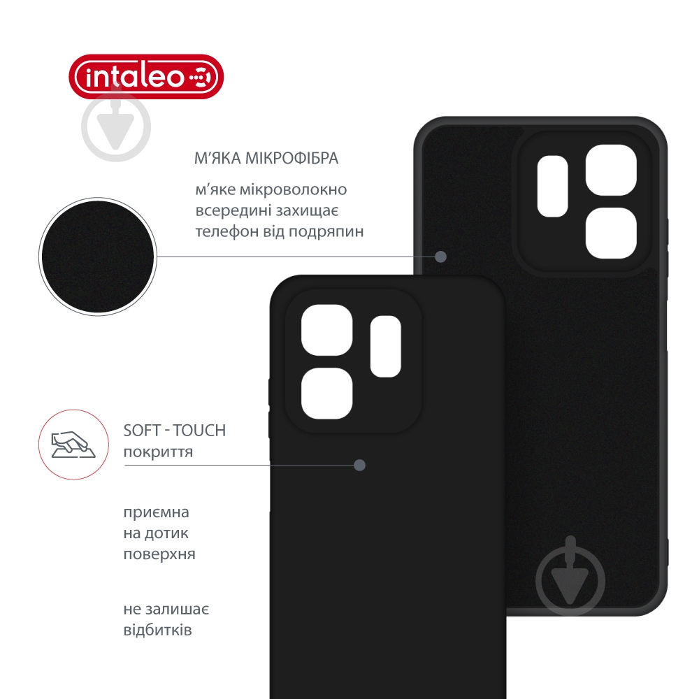 Чехол Intaleo 1283126609459 SoftShell для Infinix Smart 9 black - фото 5