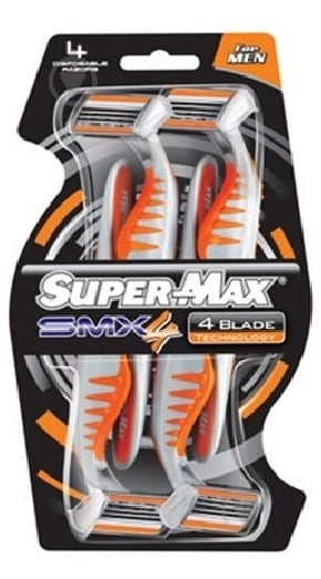 Станки одноразовые Super-Max SMX4 4 шт. - фото 1 Станки одноразовые Super-Max SMX4 4 шт. - фото 1