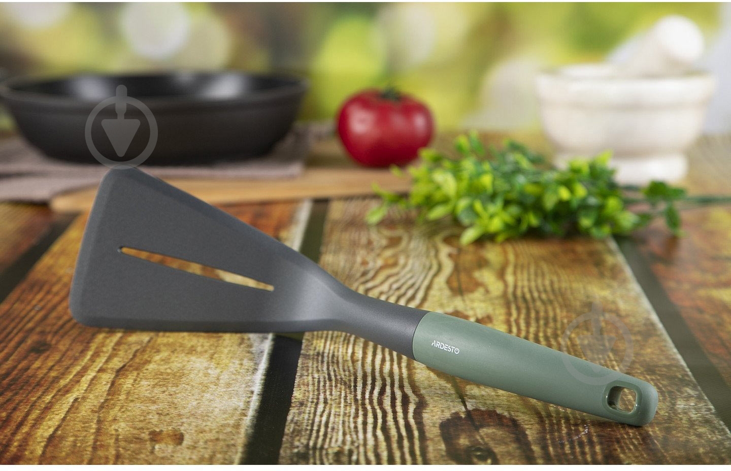Лопатка Ardesto Gemini 32,5 см серо-зеленая AR2103PG - фото 6