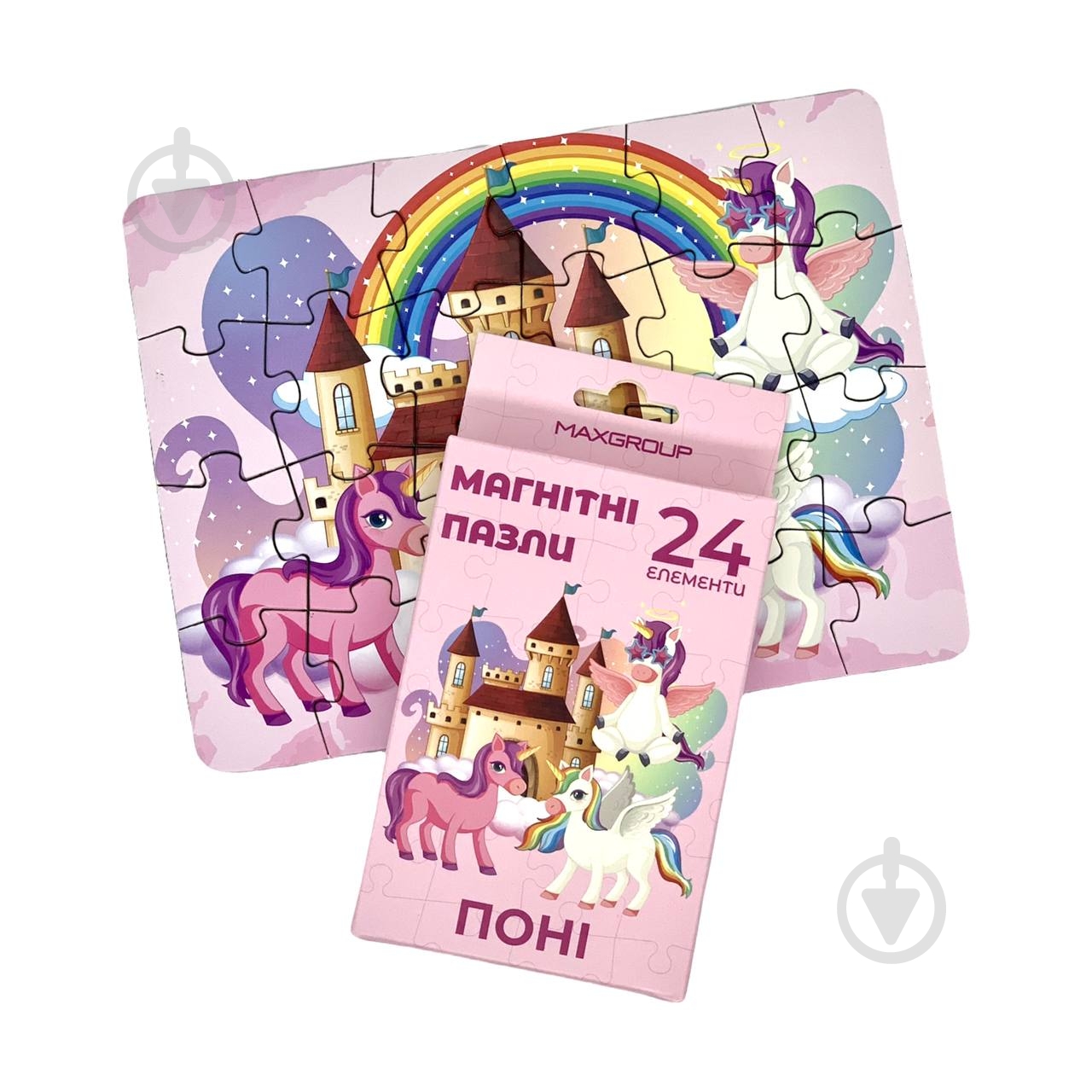 Пазлы магнитные MAXGROUP Пони 24 элемента NM-206 - фото 1