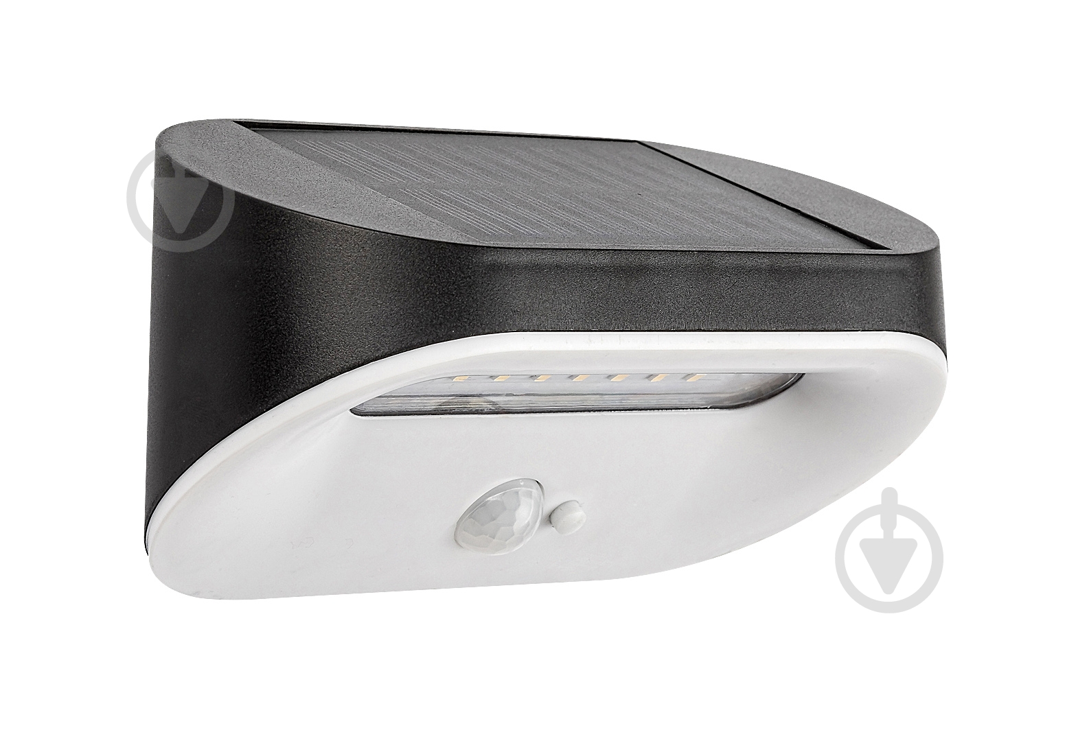 Світильник на сонячній батареї Rabalux Brezno 3,2 Вт IP44 чорний із білим 77006 - фото 1